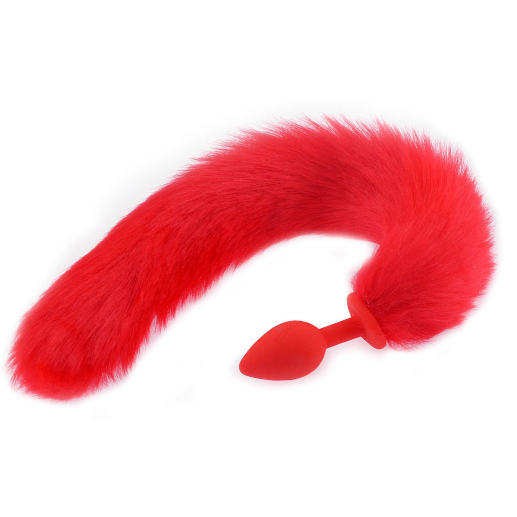 Fashion Personalized Silicone Fox Tail Toy