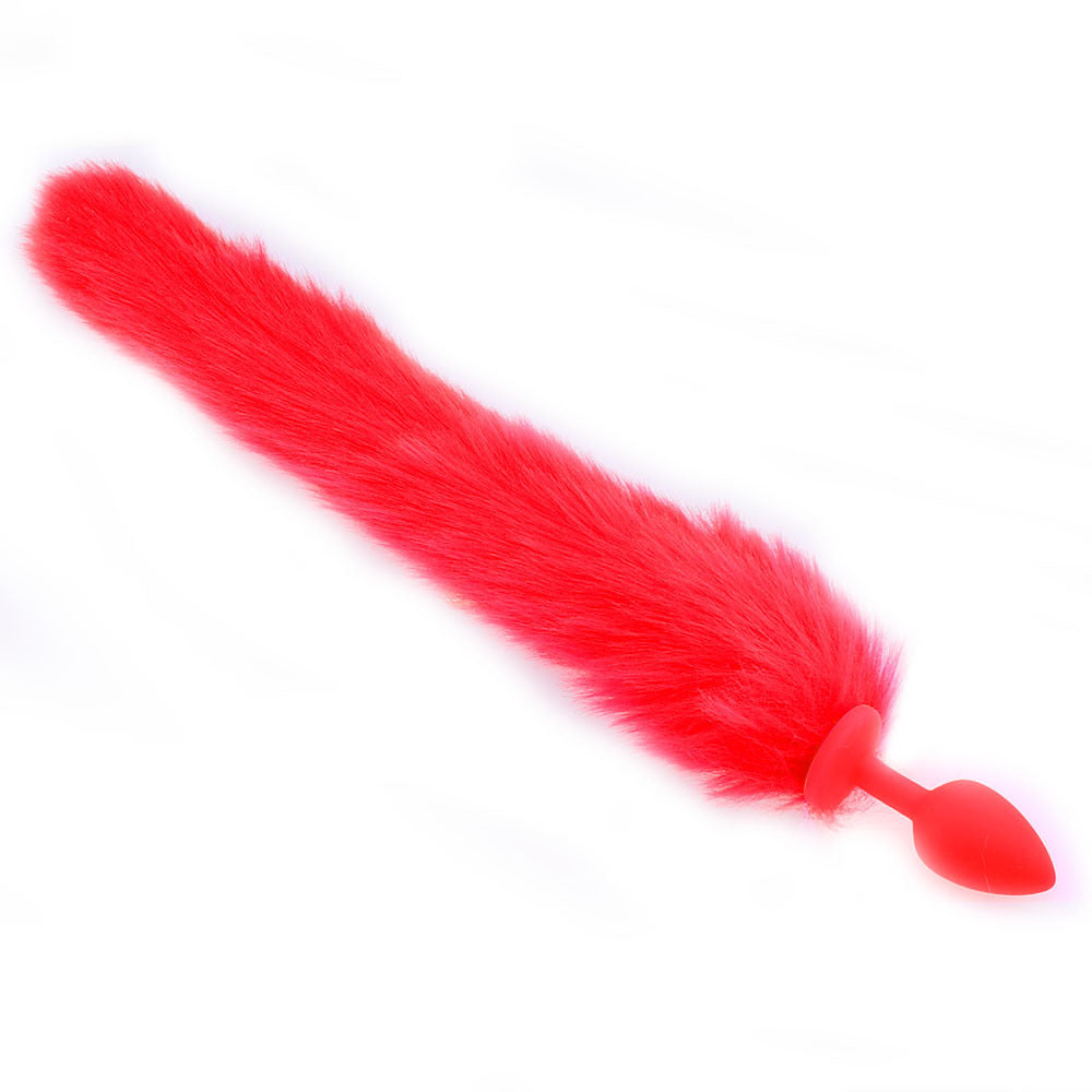Fashion Personalized Silicone Fox Tail Toy